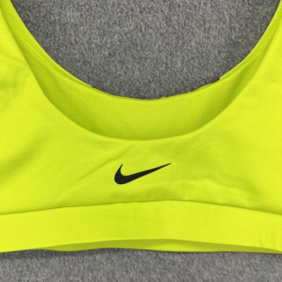 Nike Women's Big Logo Lined Bikini Top Swim NESSC251 312 Green Size Large - Picture 11 of 13